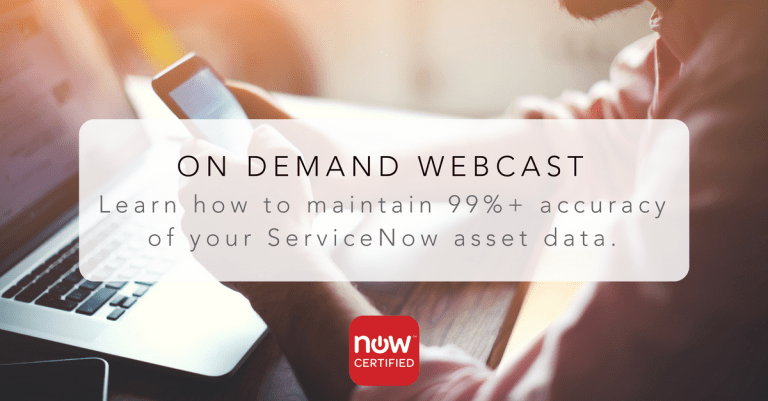 AssetTrack ServiceNow webinar